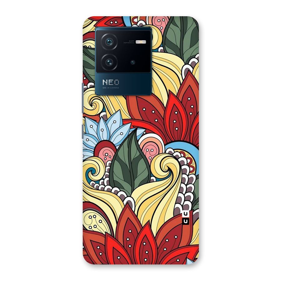Cute Doodle Back Case for Vivo iQOO Neo 6 5G