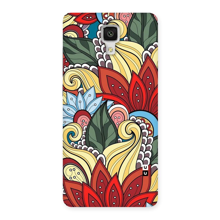 Cute Doodle Back Case for Xiaomi Mi 4