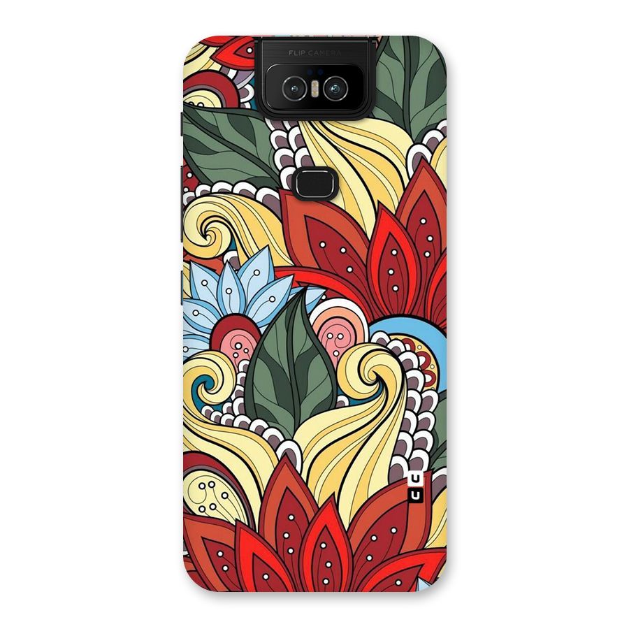 Cute Doodle Back Case for Zenfone 6z