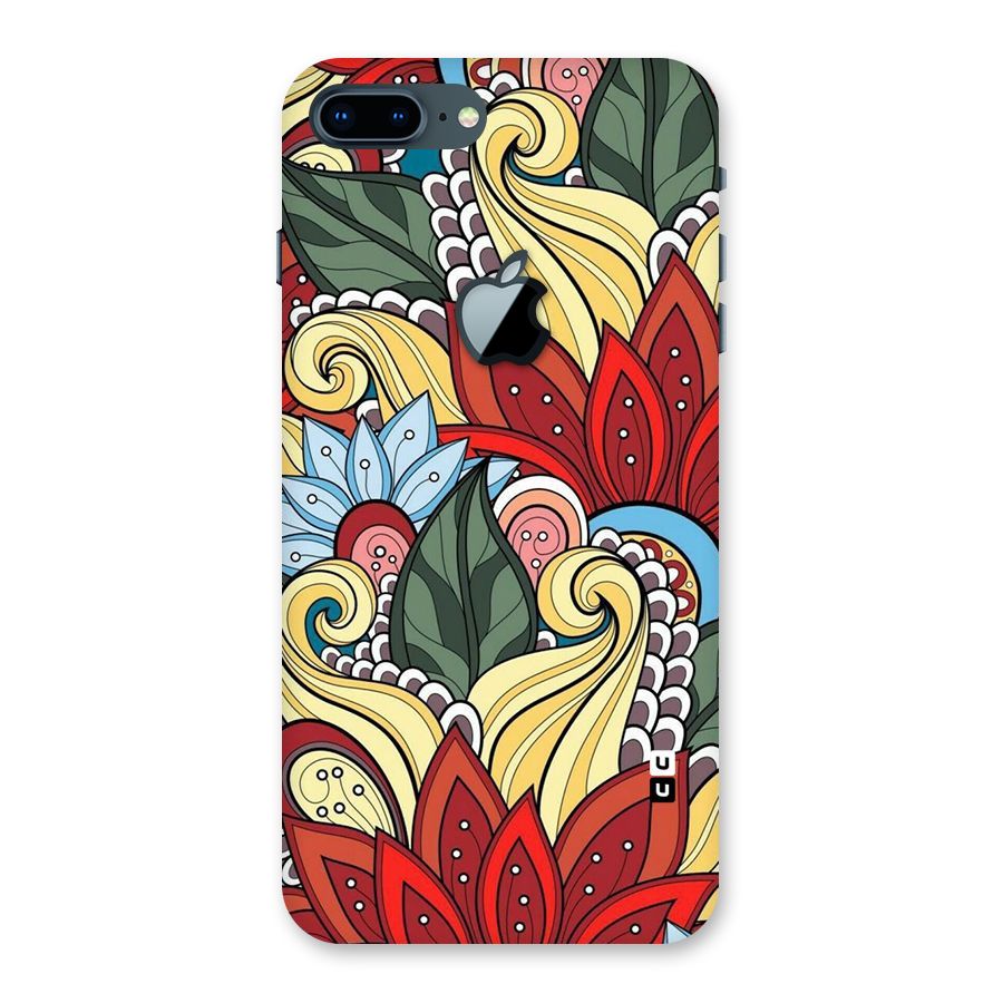 Cute Doodle Back Case for iPhone 7 Plus Apple Cut