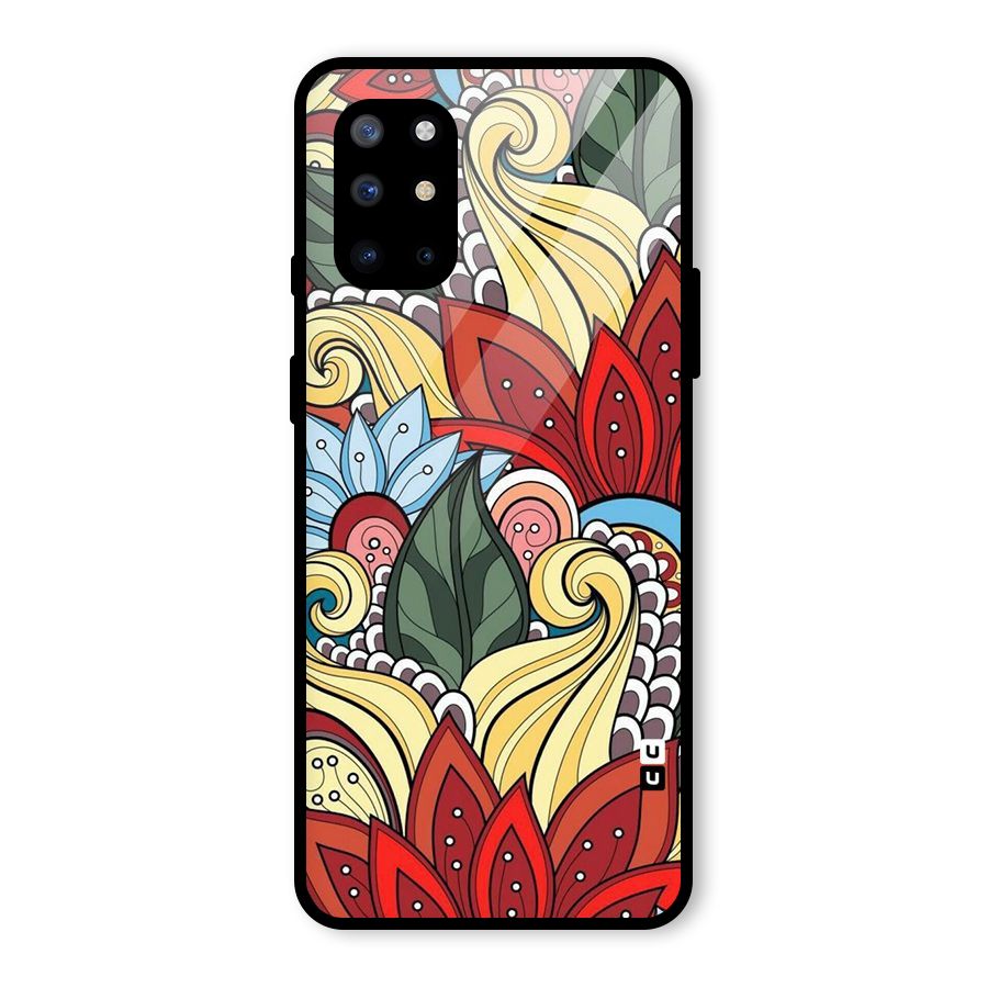 Cute Doodle Glass Back Case for OnePlus 8T