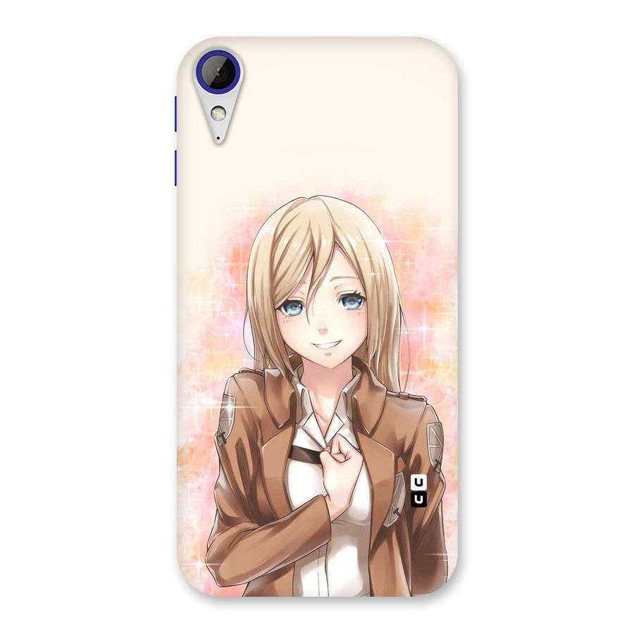 Cute Girl Art Back Case for Desire 830