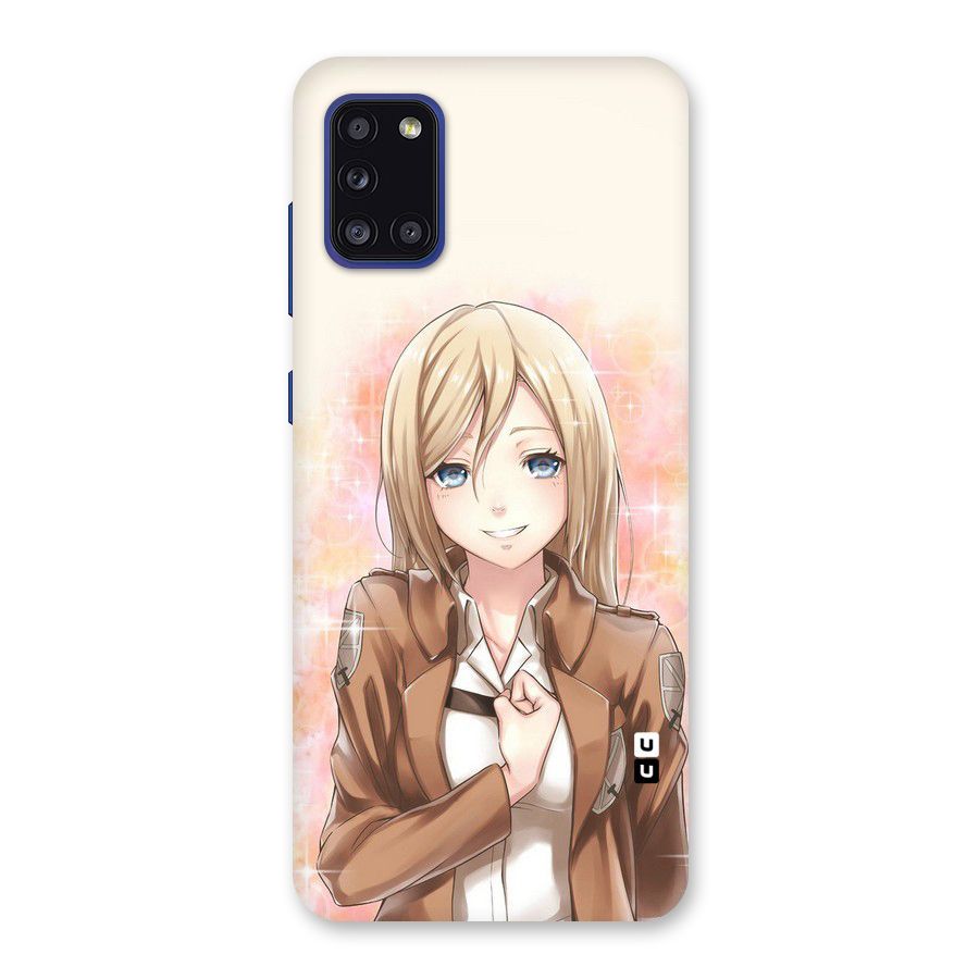 Cute Girl Art Back Case for Galaxy A31