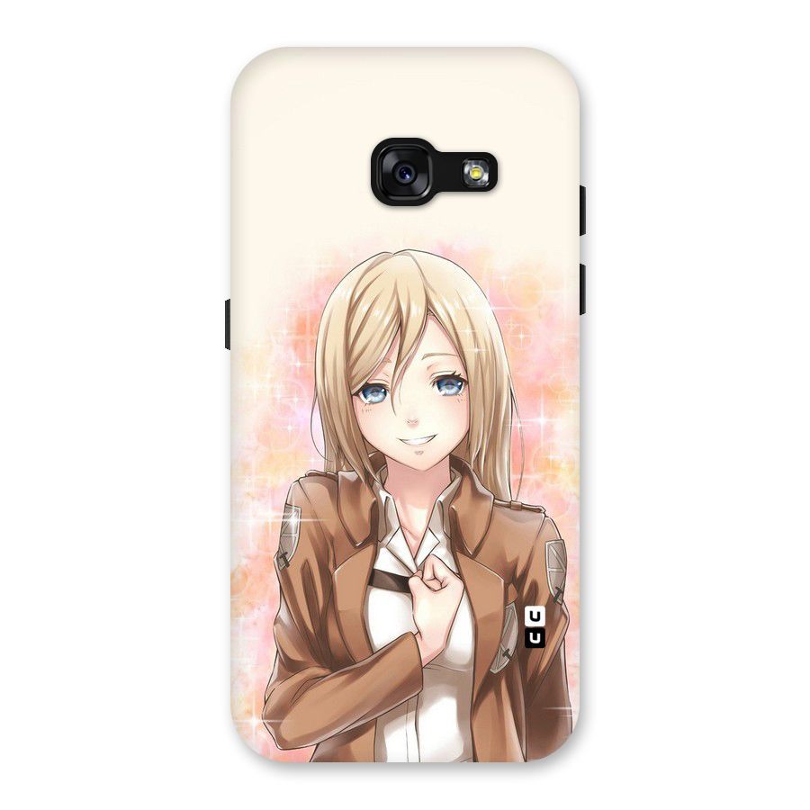 Cute Girl Art Back Case for Galaxy A3 (2017)