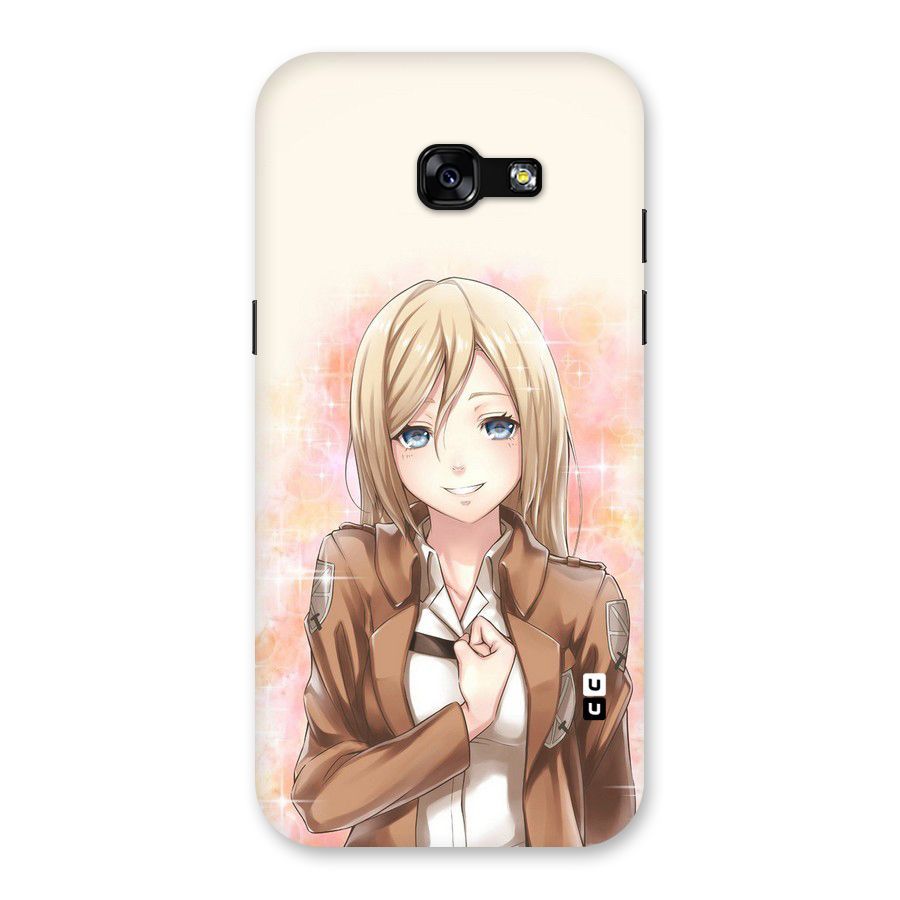 Cute Girl Art Back Case for Galaxy A5 2017