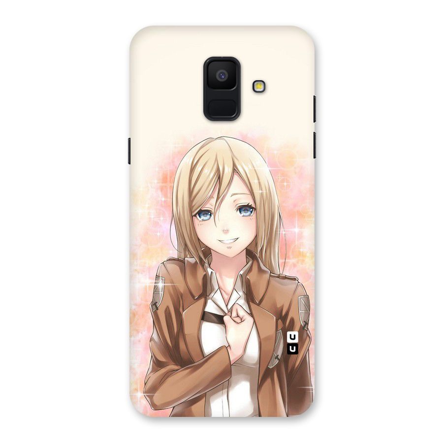 Cute Girl Art Back Case for Galaxy A6 (2018)