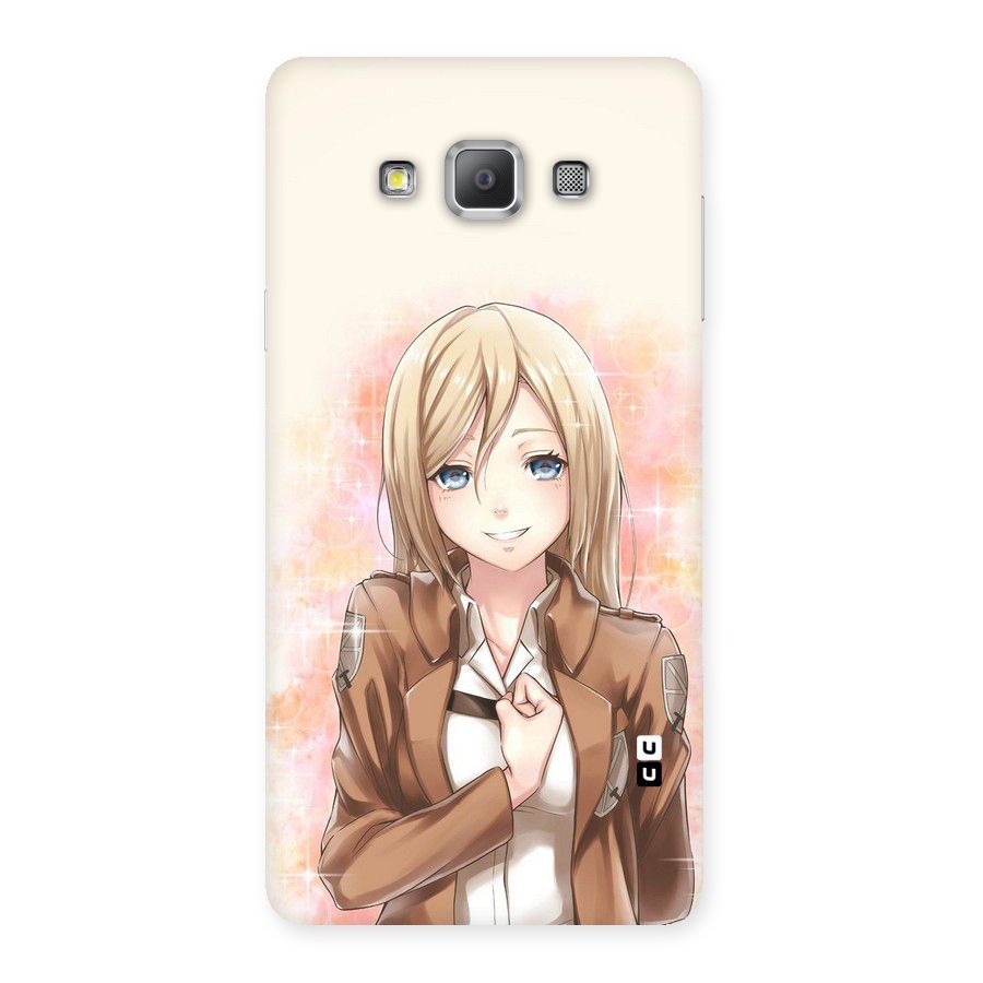 Cute Girl Art Back Case for Galaxy A7
