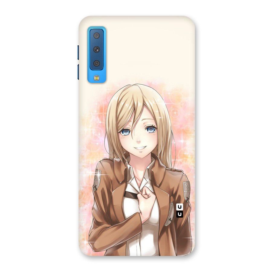 Cute Girl Art Back Case for Galaxy A7 (2018)