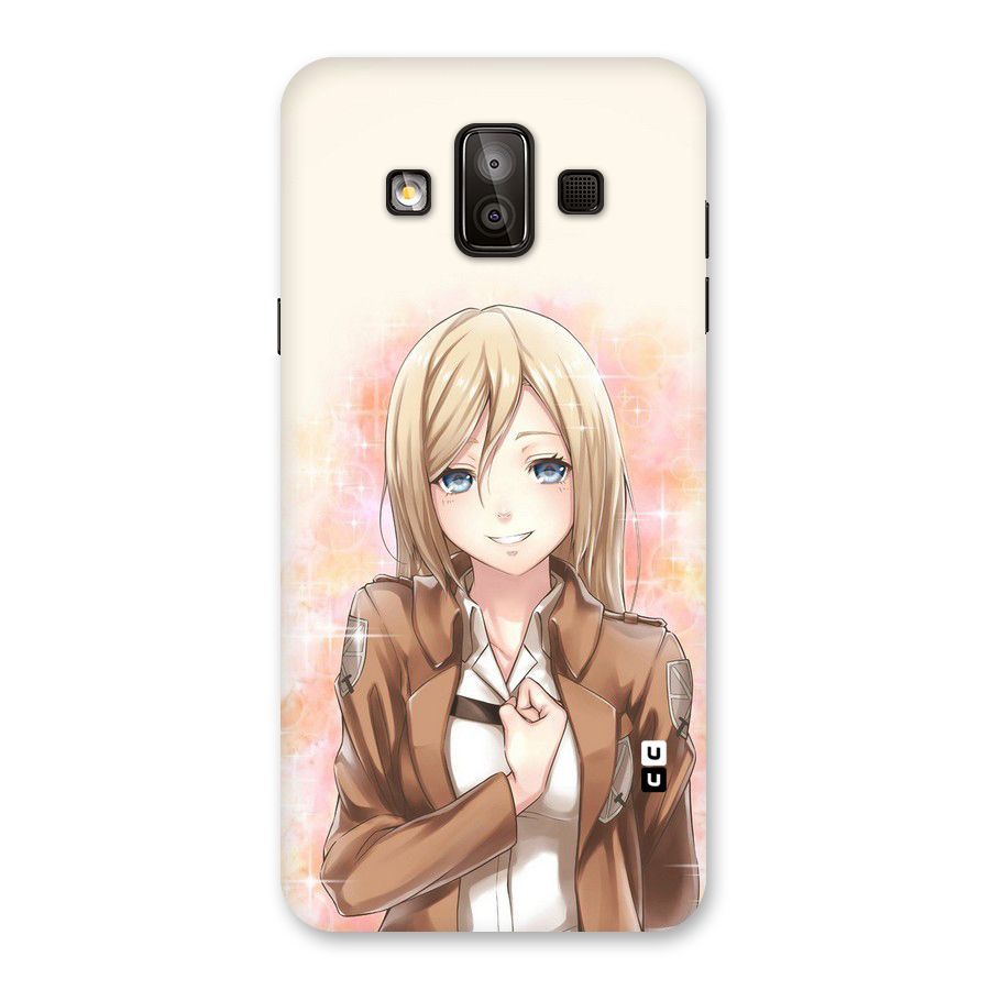 Cute Girl Art Back Case for Galaxy J7 Duo