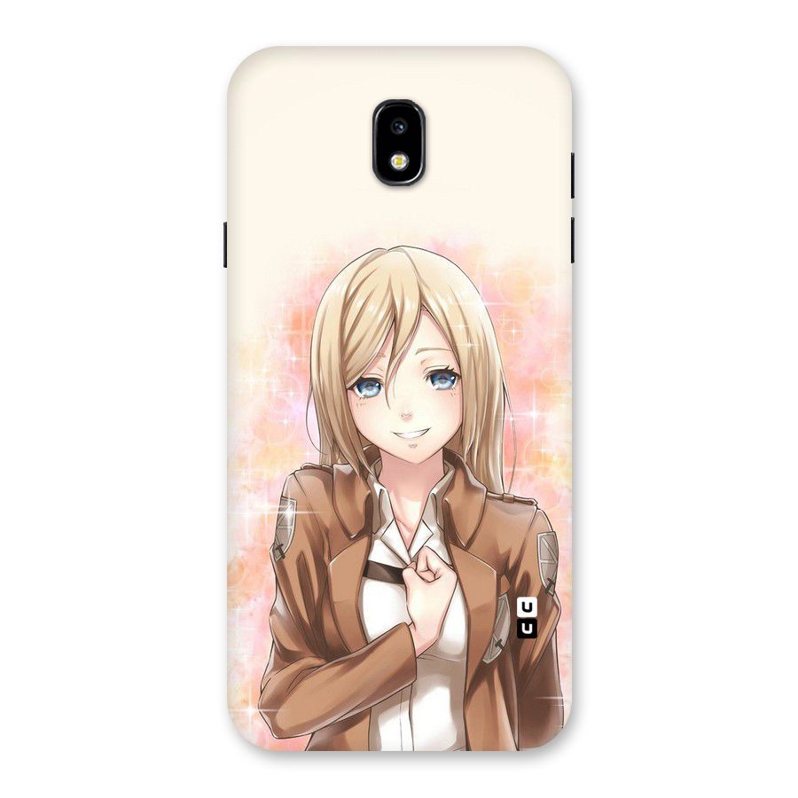 Cute Girl Art Back Case for Galaxy J7 Pro