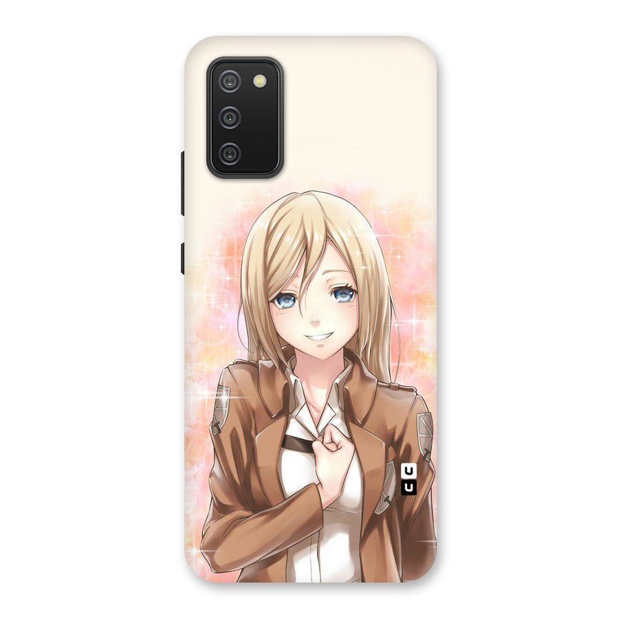 Cute Girl Art Back Case for Galaxy M02s