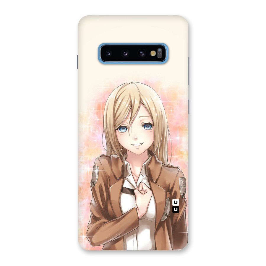 Cute Girl Art Back Case for Galaxy S10 Plus