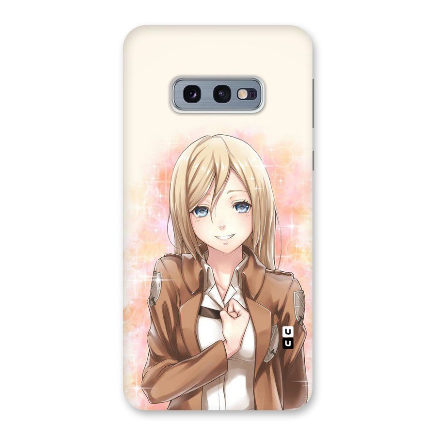 Cute Girl Art Back Case for Galaxy S10e
