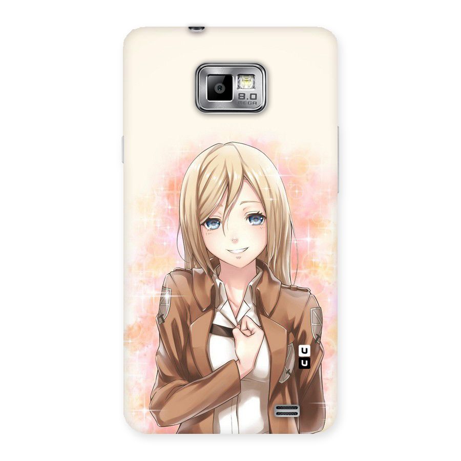 Cute Girl Art Back Case for Galaxy S2