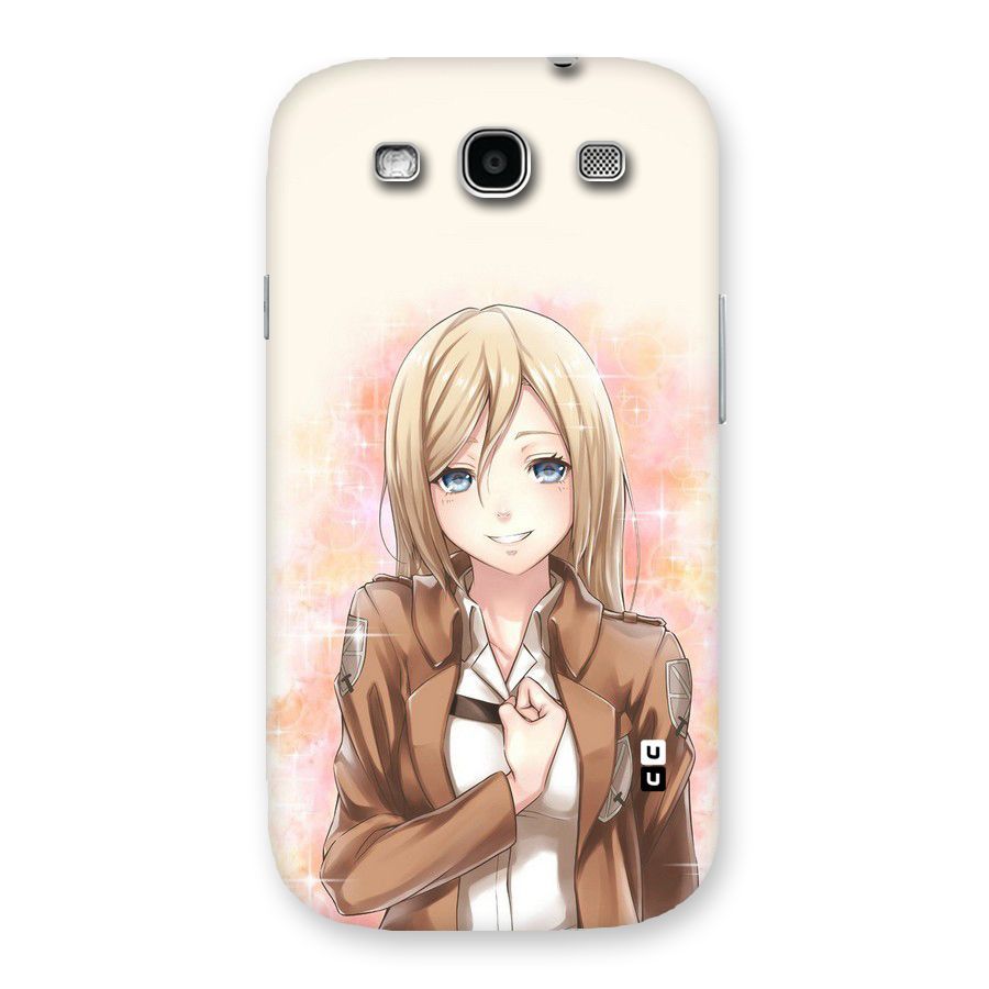 Cute Girl Art Back Case for Galaxy S3