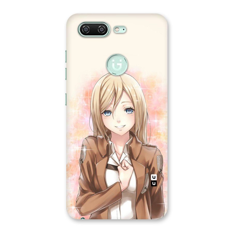 Cute Girl Art Back Case for Gionee S10