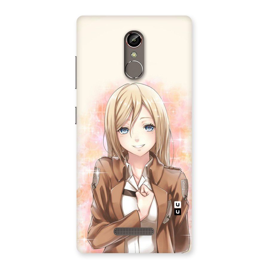 Cute Girl Art Back Case for Gionee S6s