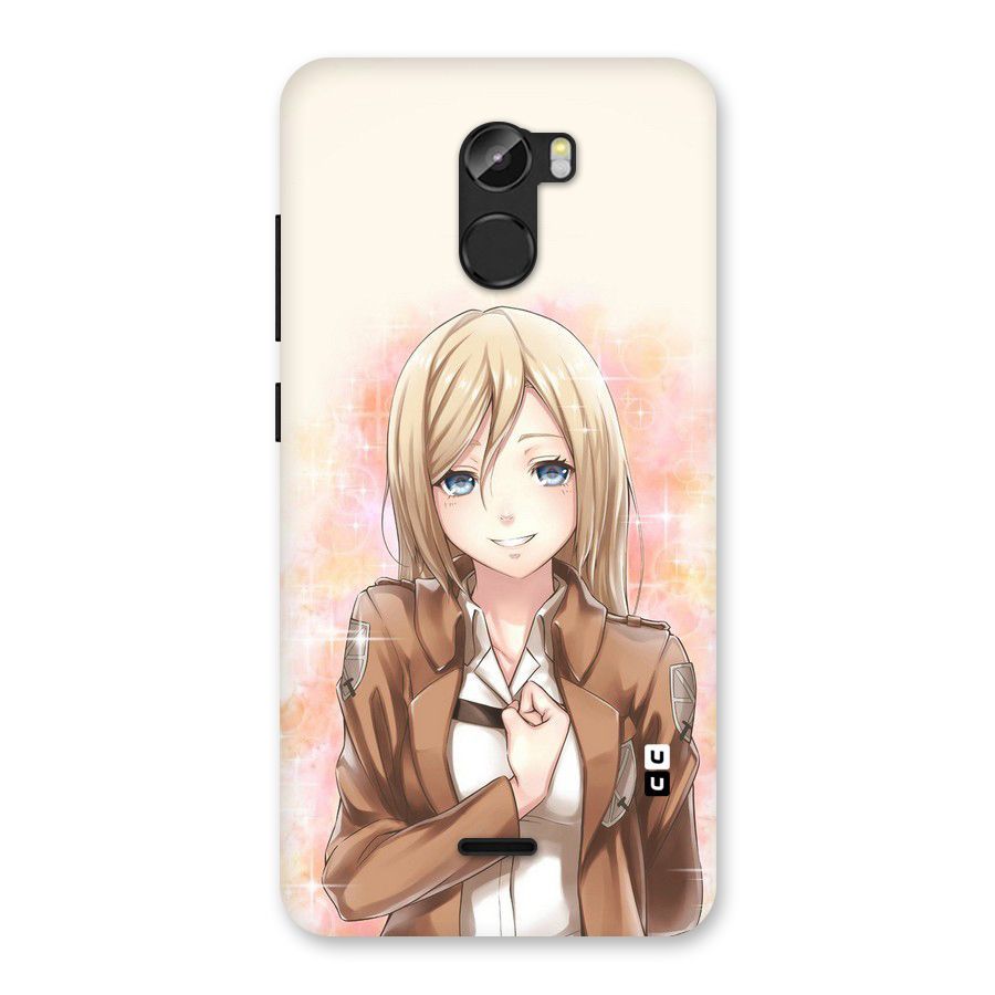 Cute Girl Art Back Case for Gionee X1