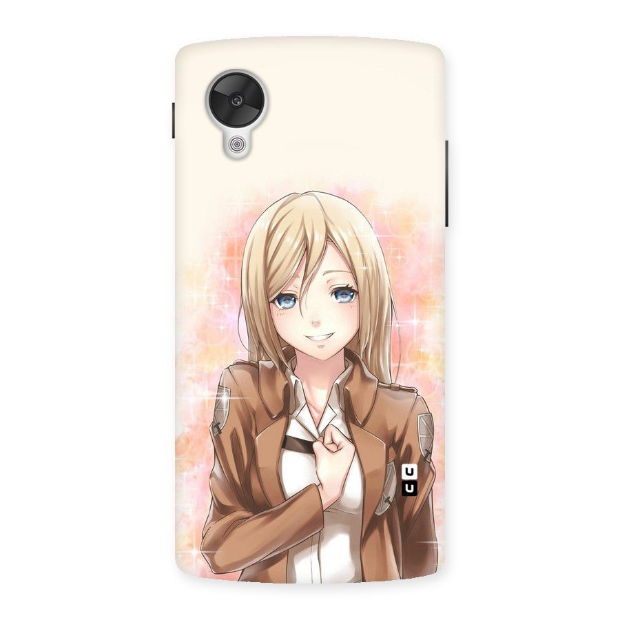 Cute Girl Art Back Case for Google Nexsus 5
