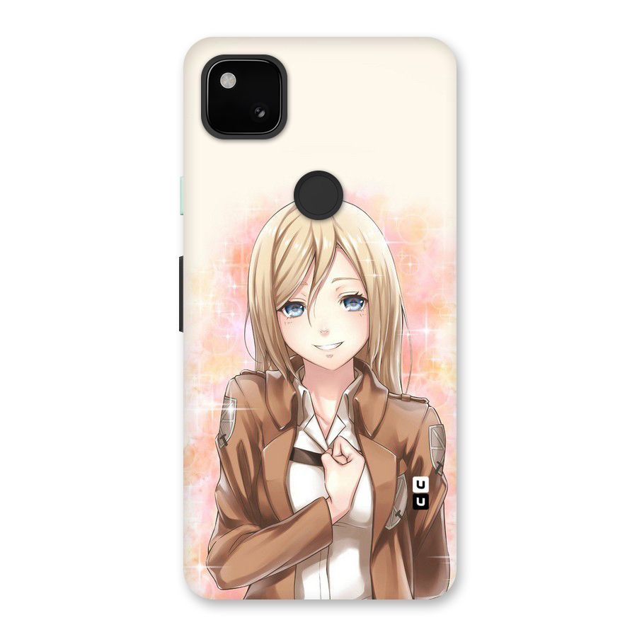 Cute Girl Art Back Case for Google Pixel 4a