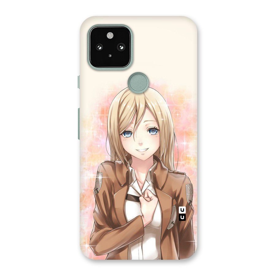 Cute Girl Art Back Case for Google Pixel 5
