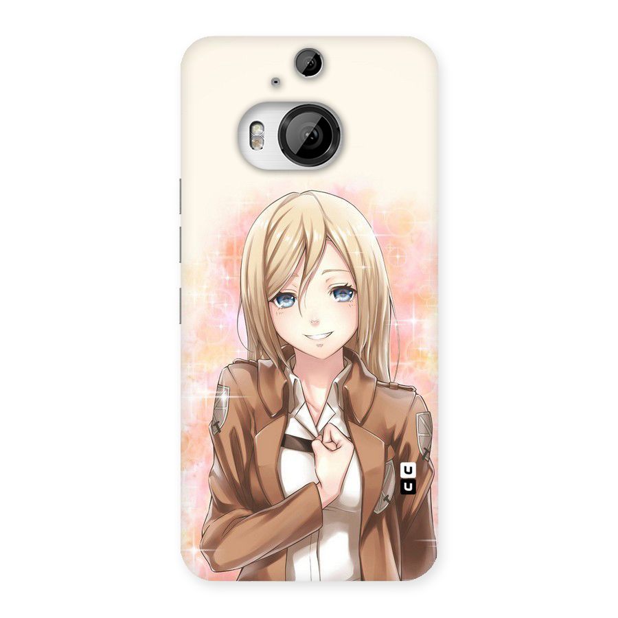 Cute Girl Art Back Case for HTC One M9 Plus