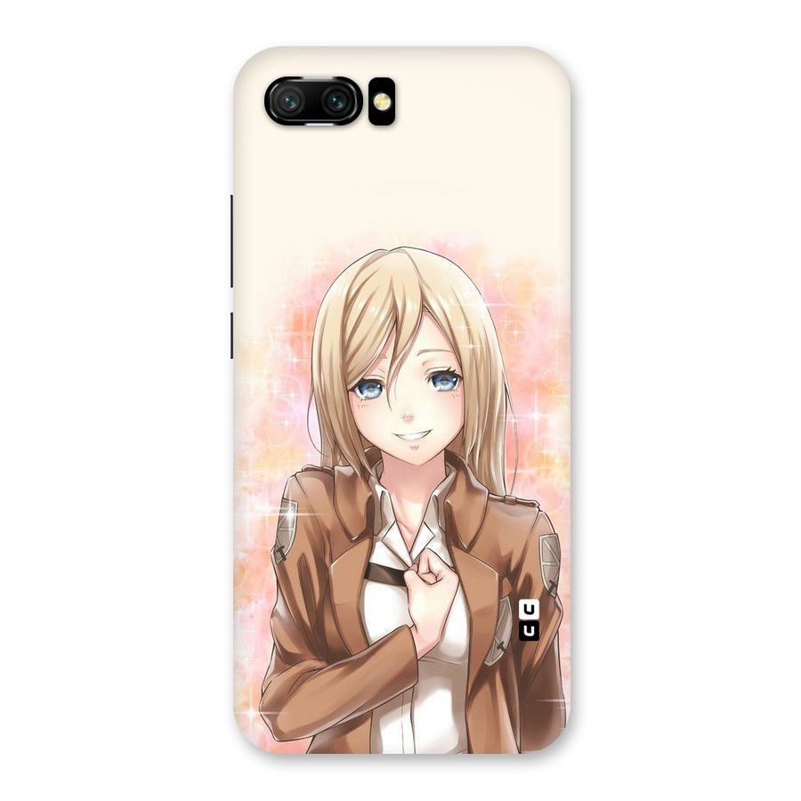 Cute Girl Art Back Case for Honor 10