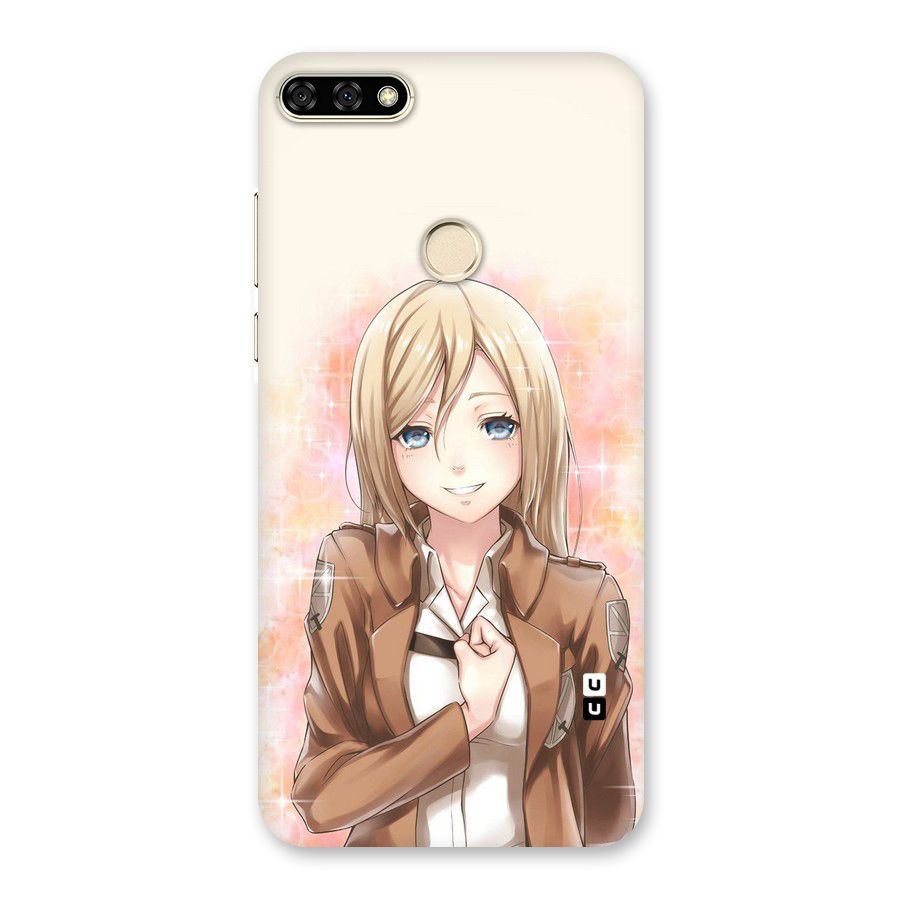 Cute Girl Art Back Case for Honor 7A