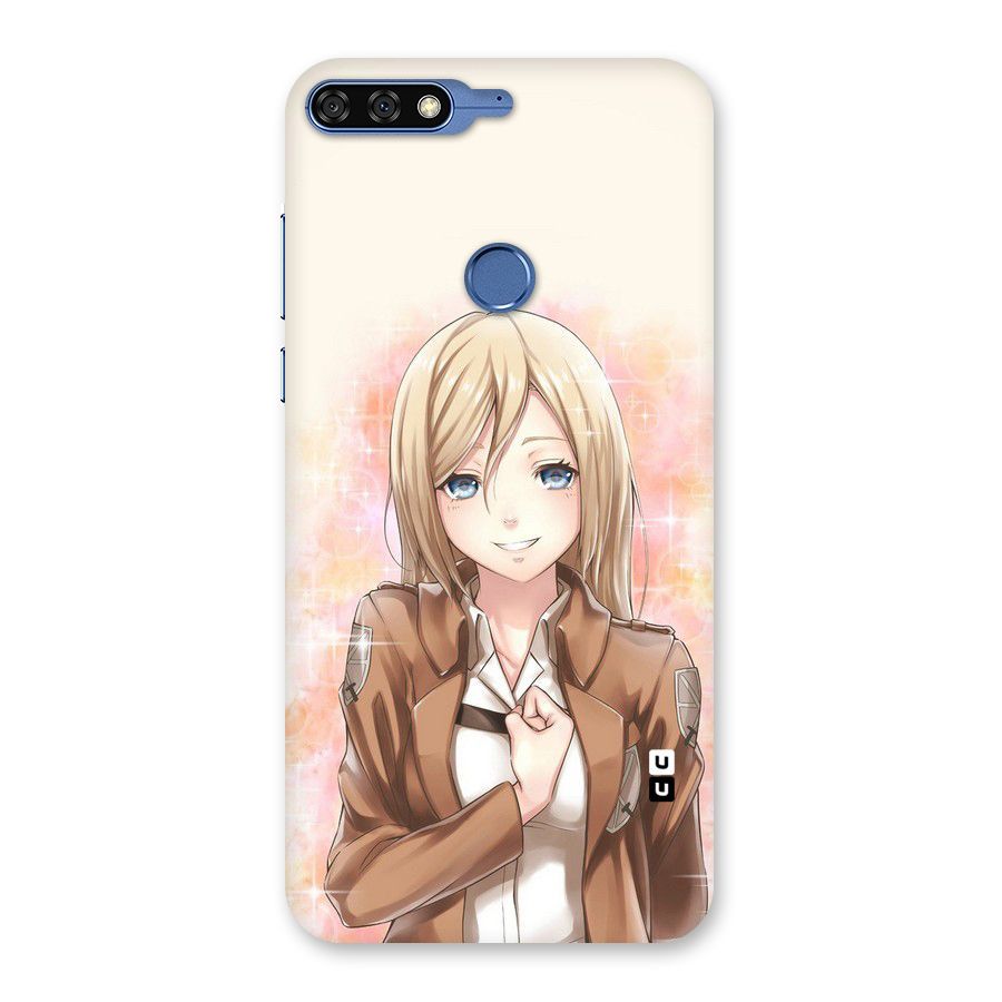 Cute Girl Art Back Case for Honor 7C