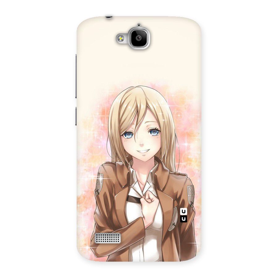 Cute Girl Art Back Case for Honor Holly