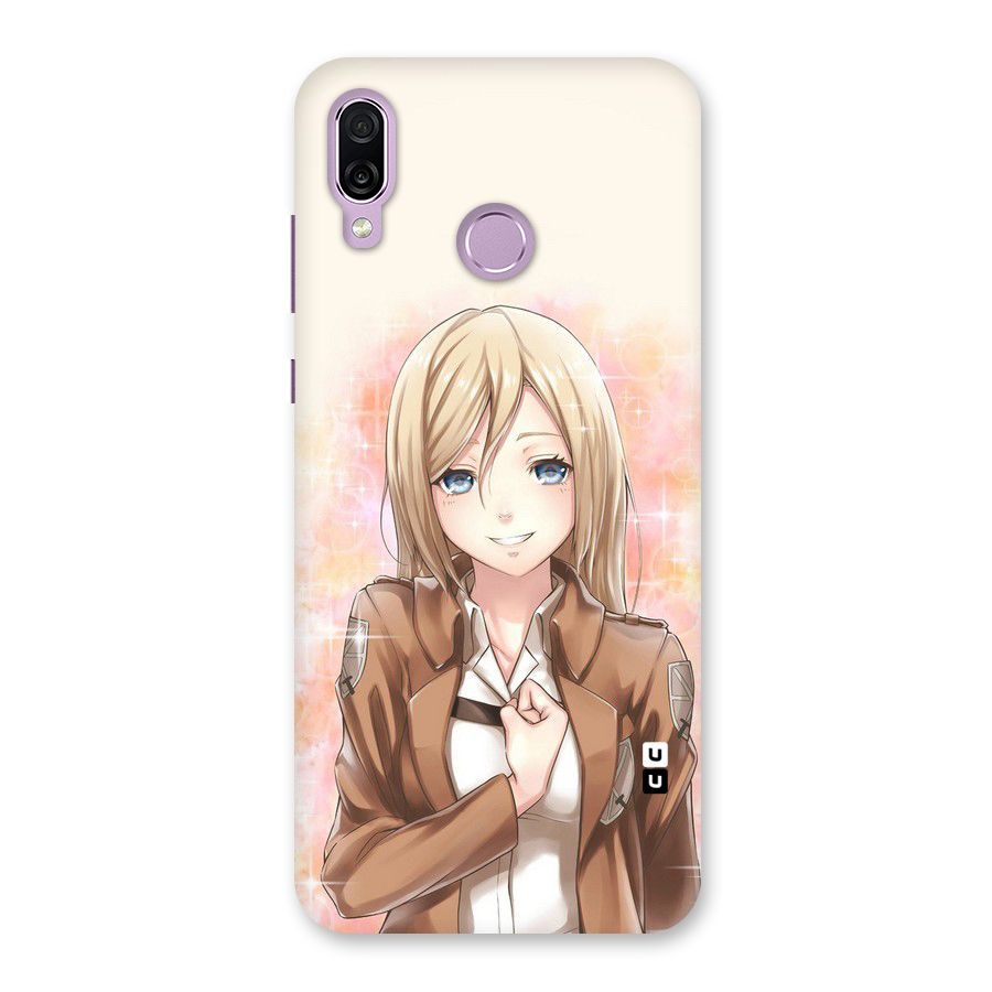 Cute Girl Art Back Case for Honor Play