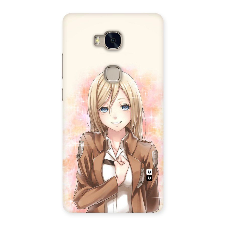 Cute Girl Art Back Case for Huawei Honor 5X