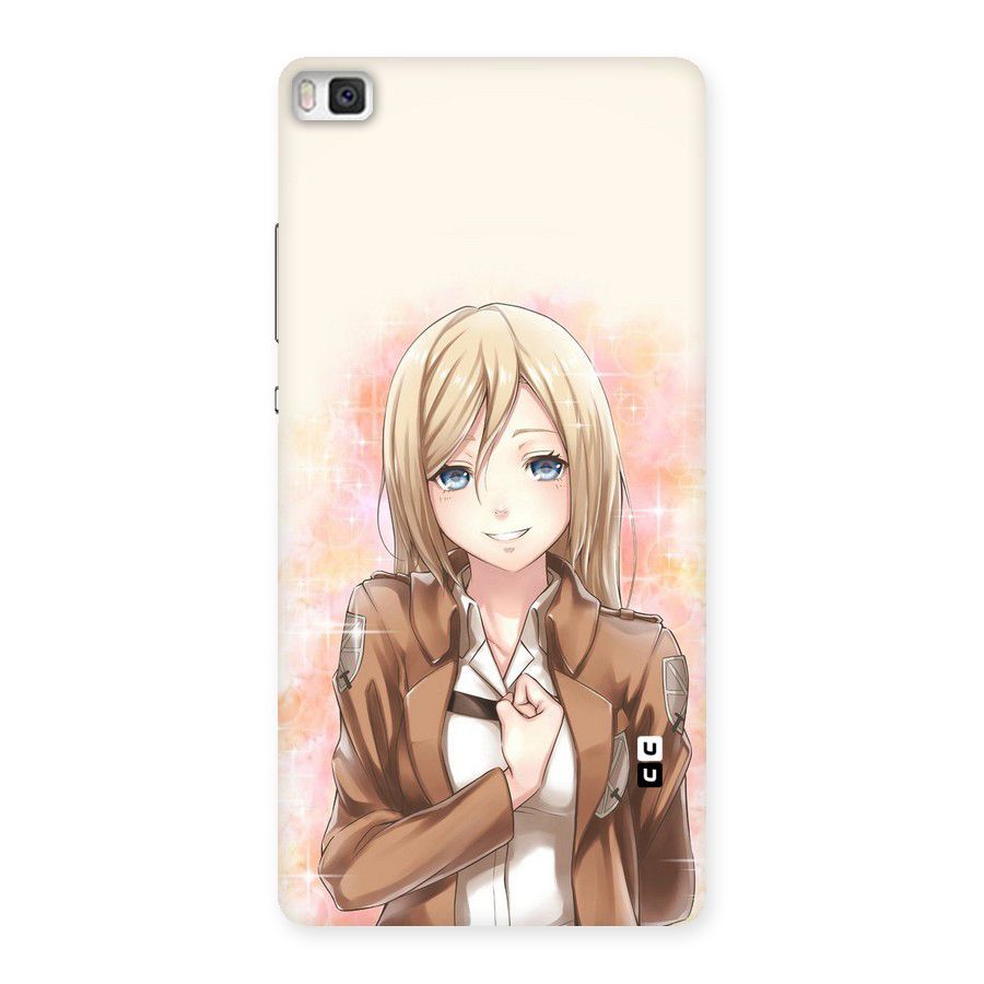 Cute Girl Art Back Case for Huawei P8