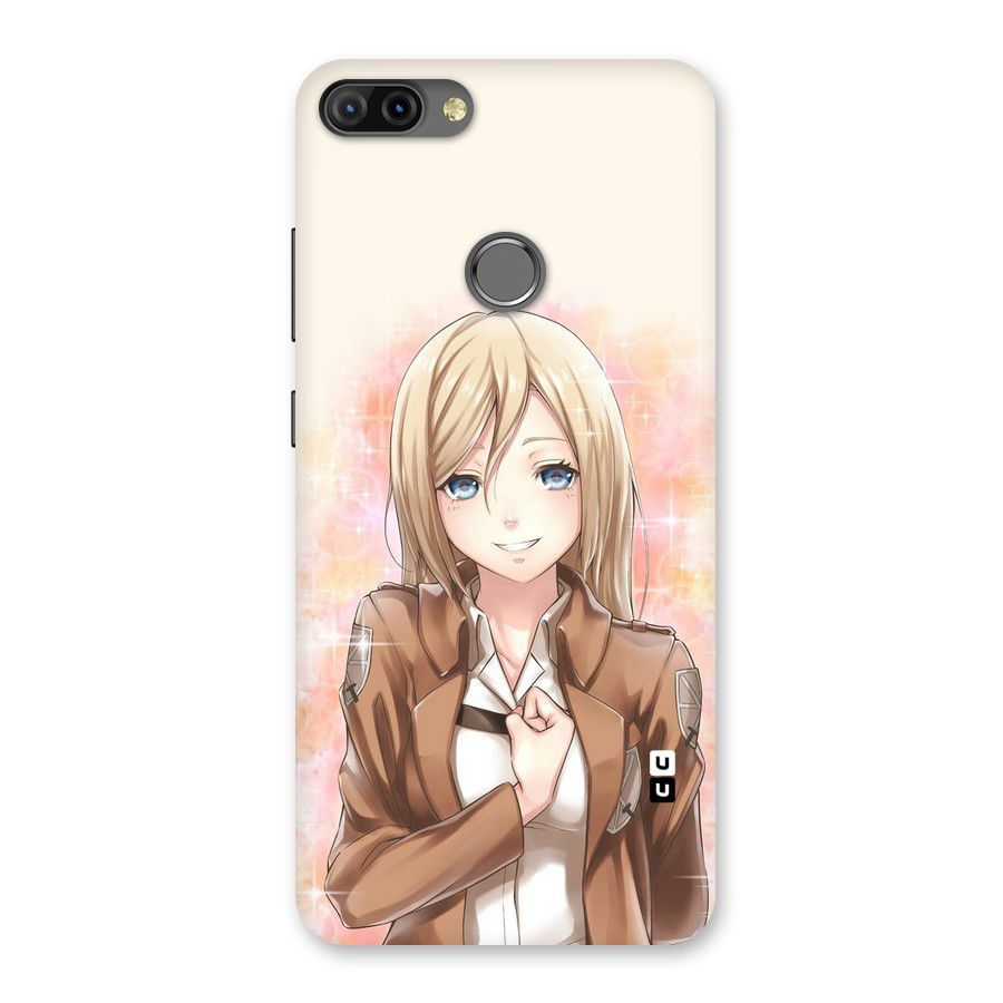 Cute Girl Art Back Case for Infinix Hot 6 Pro