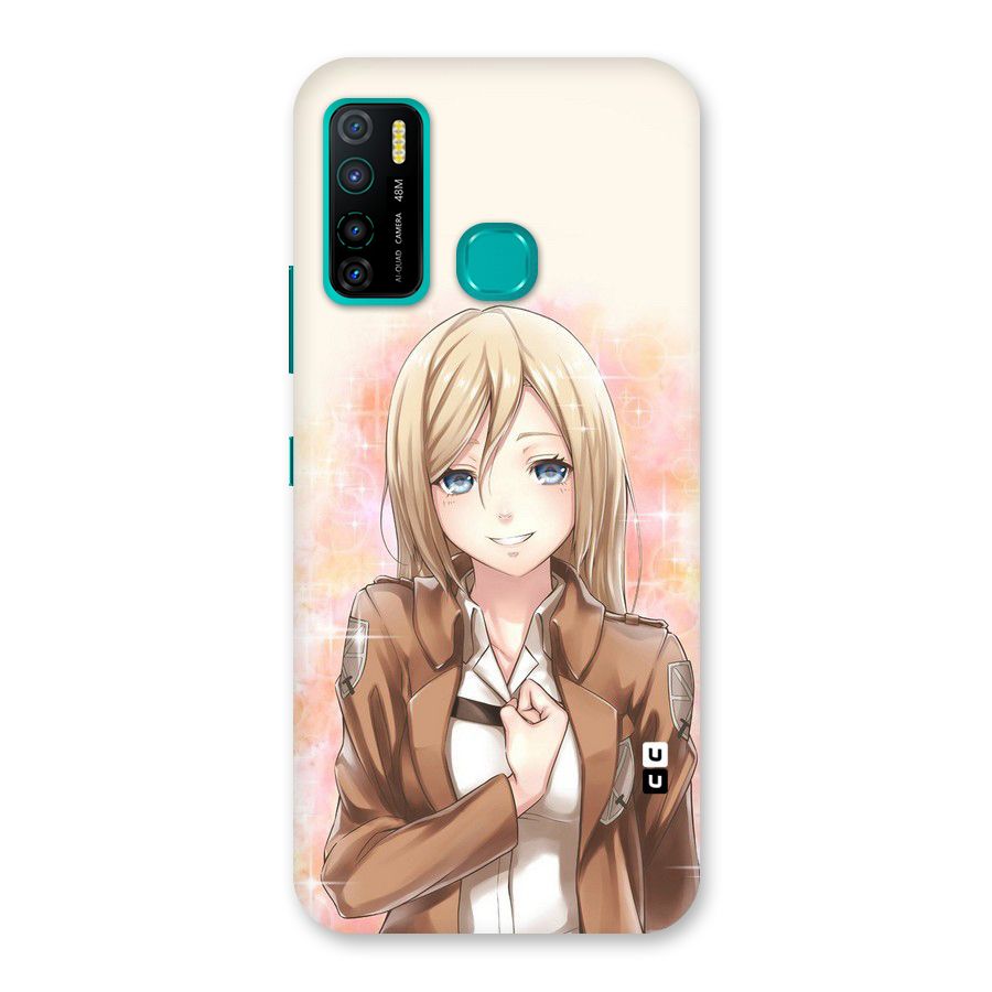 Cute Girl Art Back Case for Infinix Hot 9 Pro