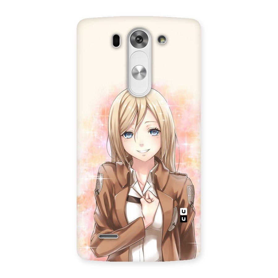 Cute Girl Art Back Case for LG G3 Mini