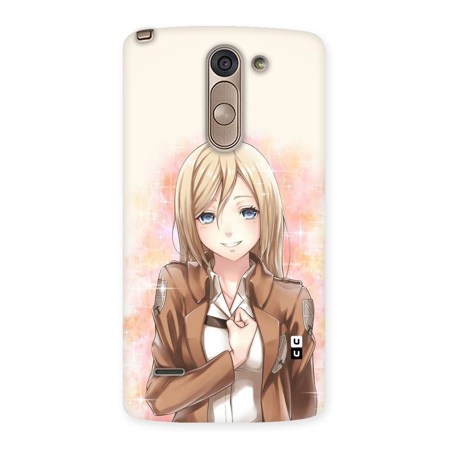 Cute Girl Art Back Case for LG G3 Stylus