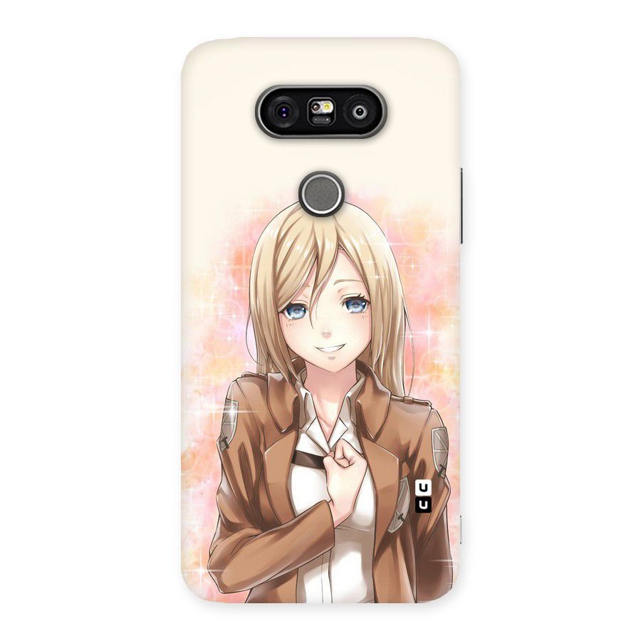 Cute Girl Art Back Case for LG G5