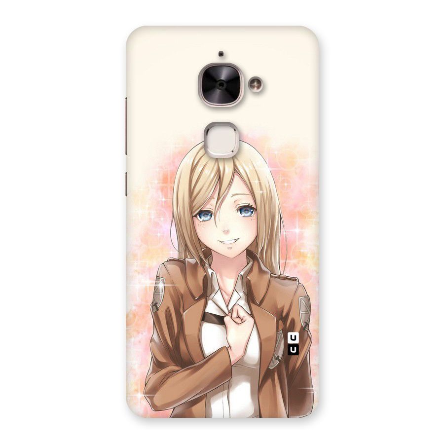 Cute Girl Art Back Case for Le 2