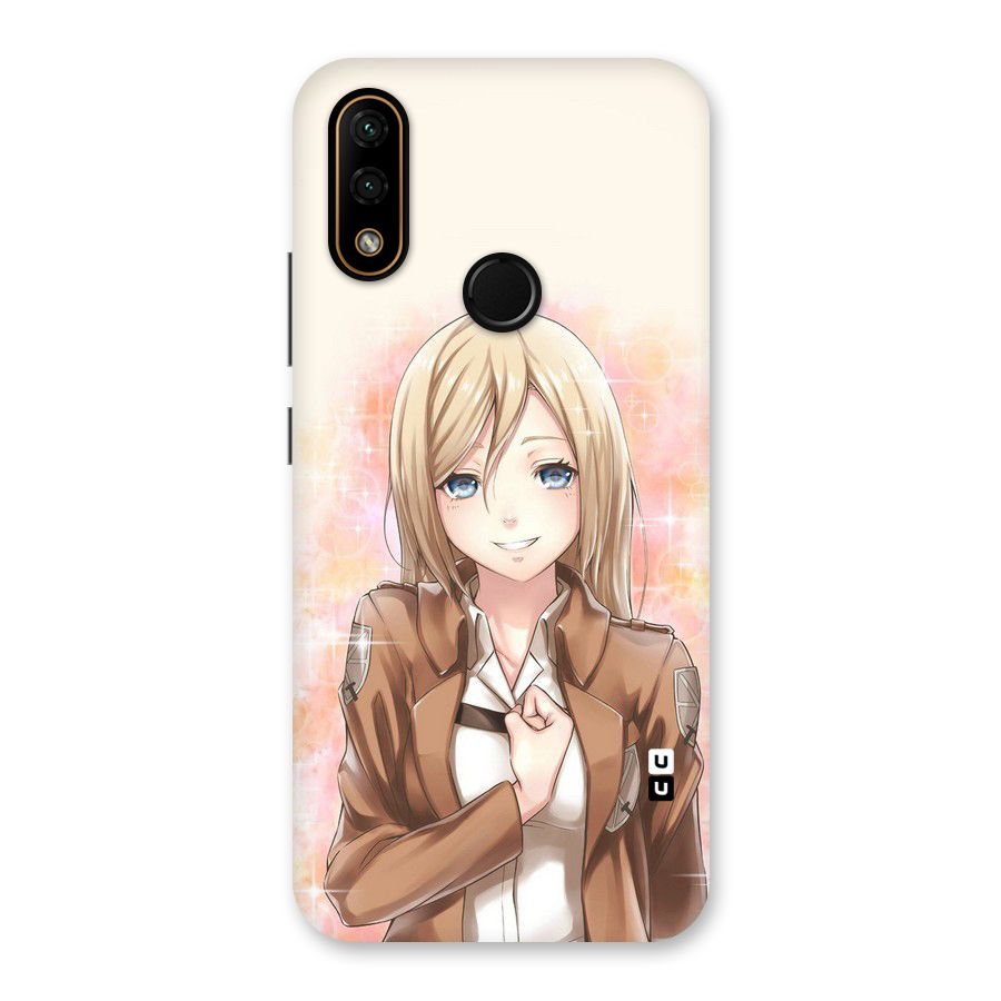 Cute Girl Art Back Case for Lenovo A6 Note