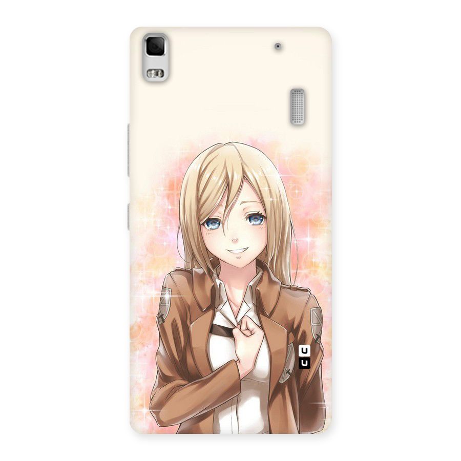 Cute Girl Art Back Case for Lenovo K3 Note