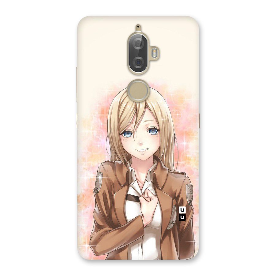 Cute Girl Art Back Case for Lenovo K8 Plus