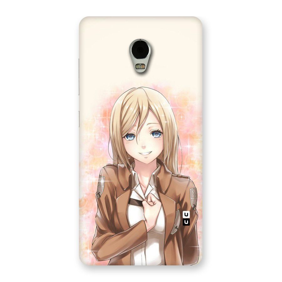 Cute Girl Art Back Case for Lenovo Vibe P1