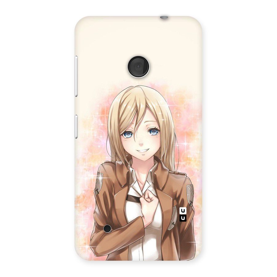 Cute Girl Art Back Case for Lumia 530