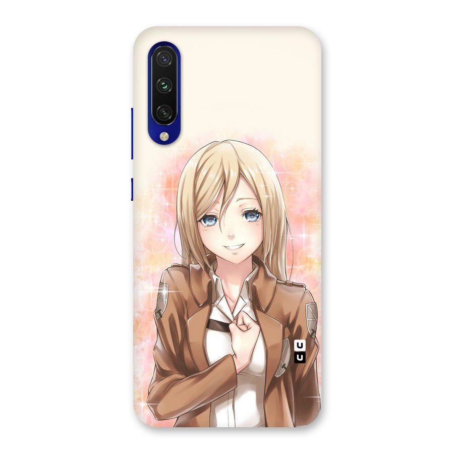 Cute Girl Art Back Case for Mi A3