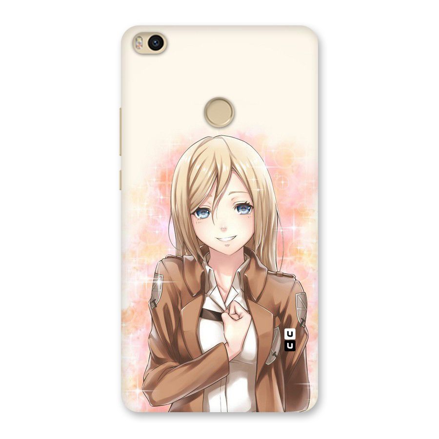 Cute Girl Art Back Case for Mi Max 2