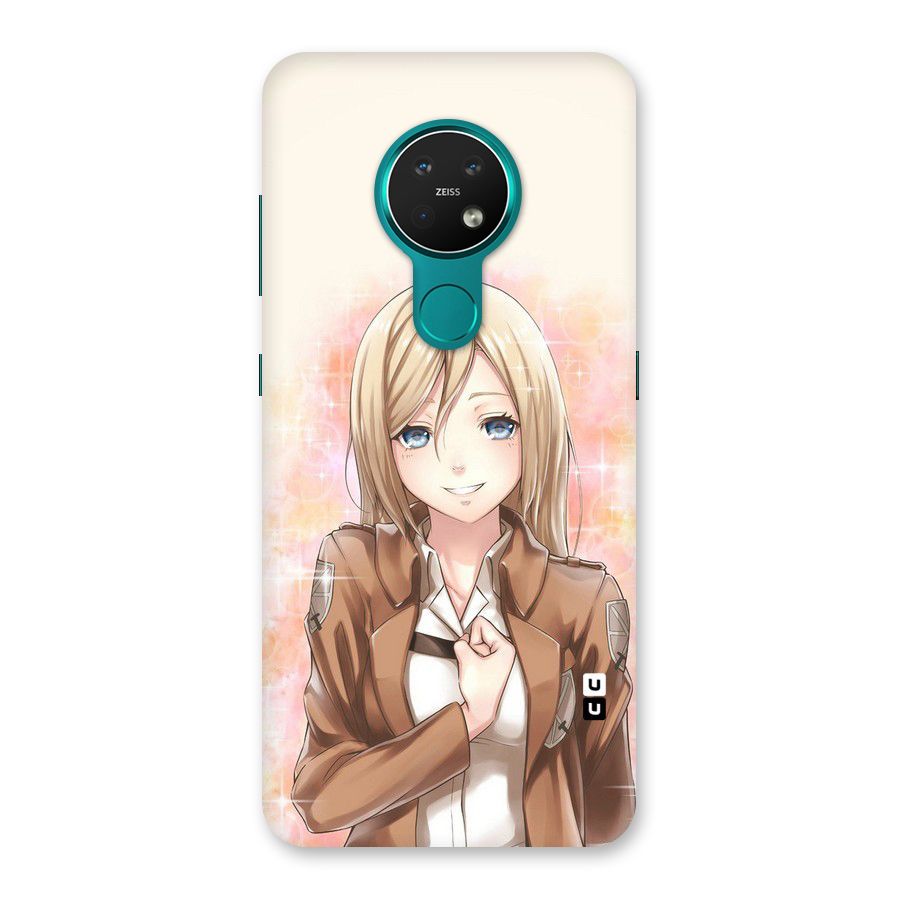 Cute Girl Art Back Case for Nokia 7.2