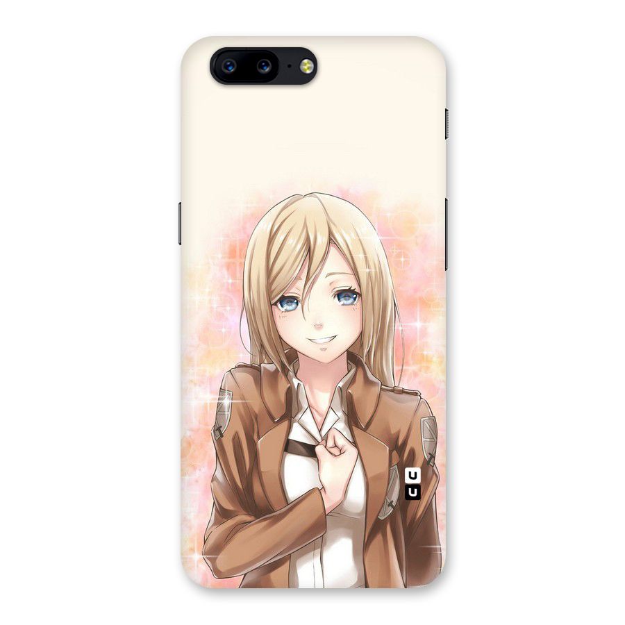 Cute Girl Art Back Case for OnePlus 5
