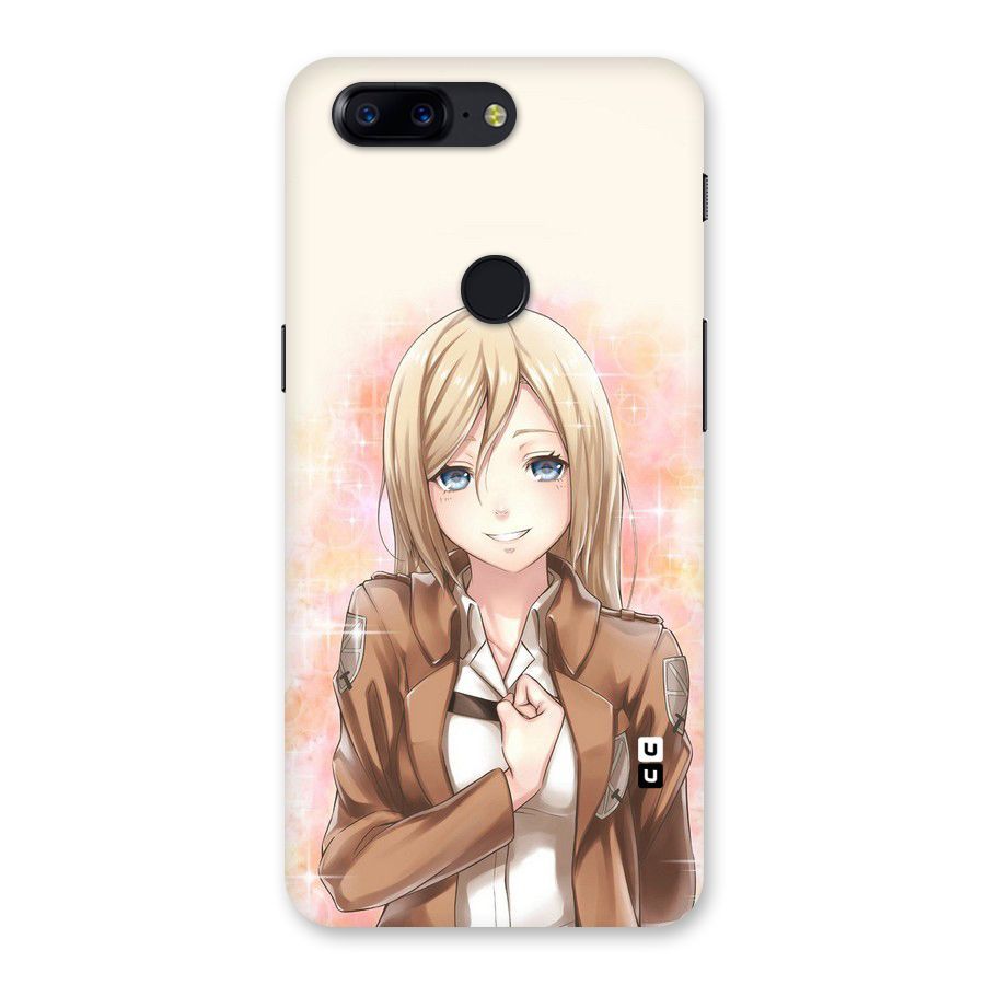Cute Girl Art Back Case for OnePlus 5T