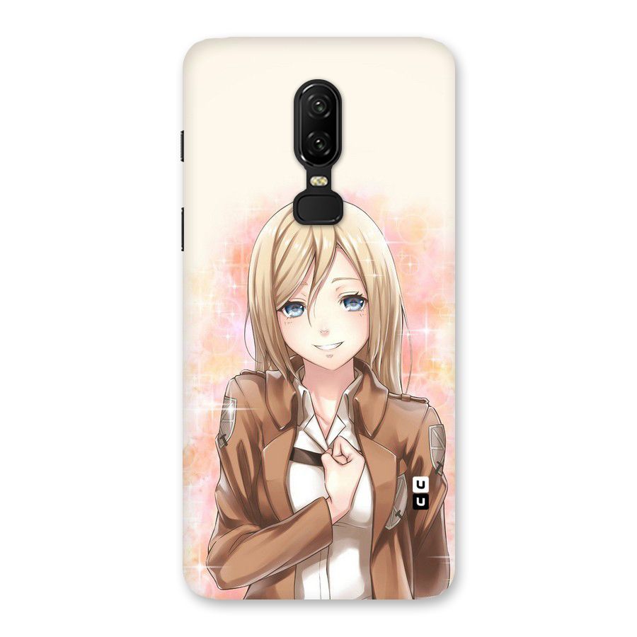 Cute Girl Art Back Case for OnePlus 6